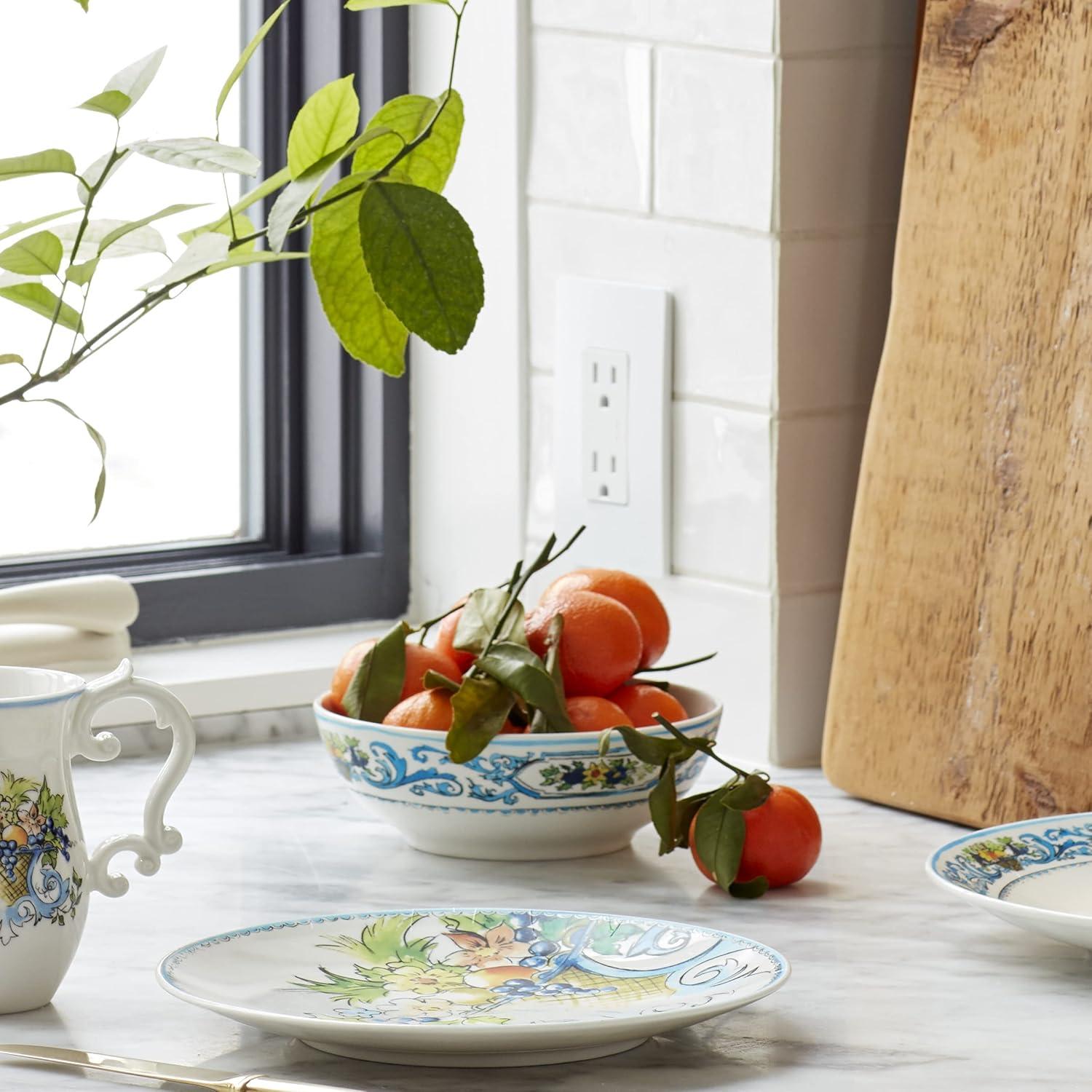 imageLenox 893459 Autumn Studio Dinner Plate Set 596 4PieceAllPurpose Bowls  Set of 4