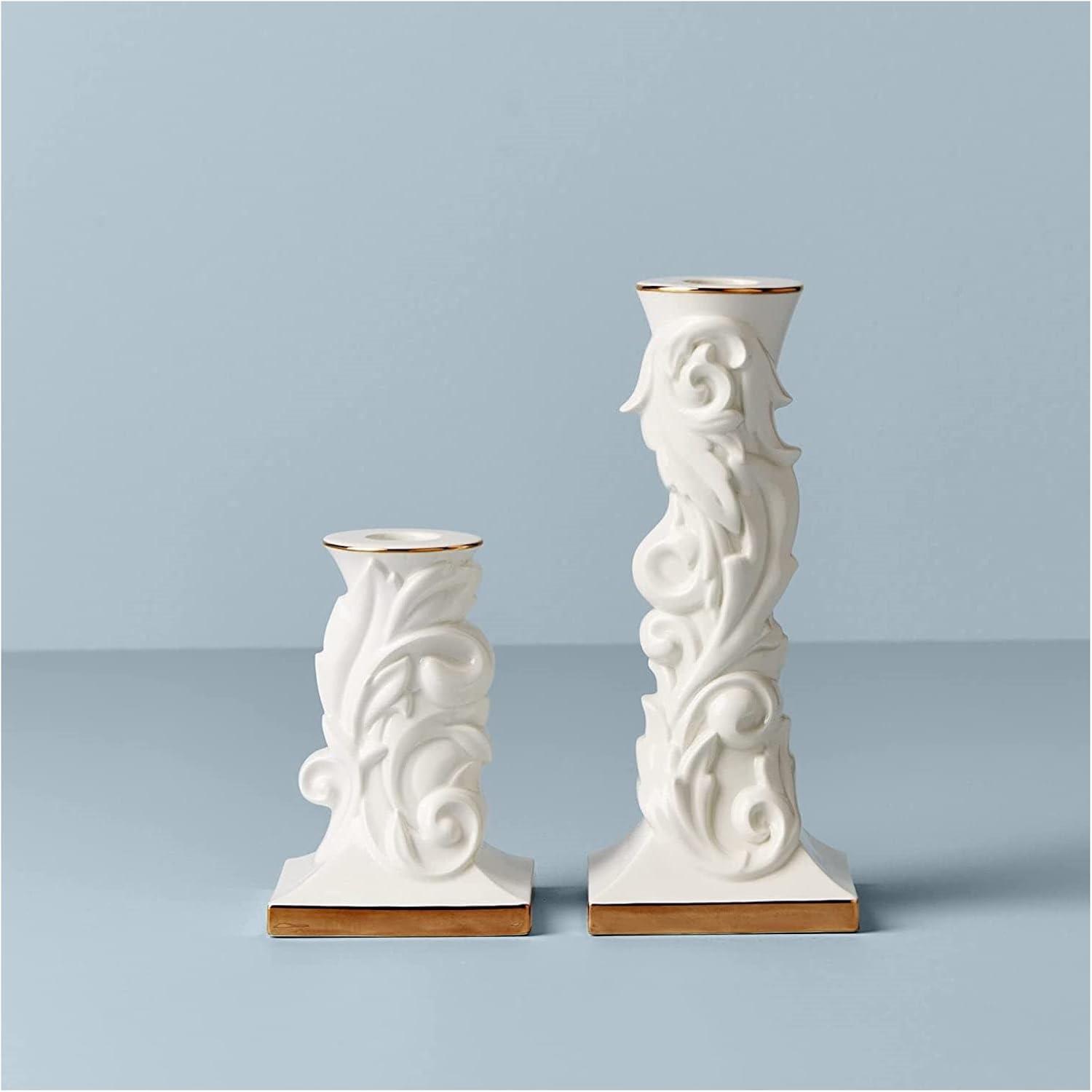 imageLenox 893459 Autumn Studio Dinner Plate Set 596 4PieceCandlesticks  Set of 2