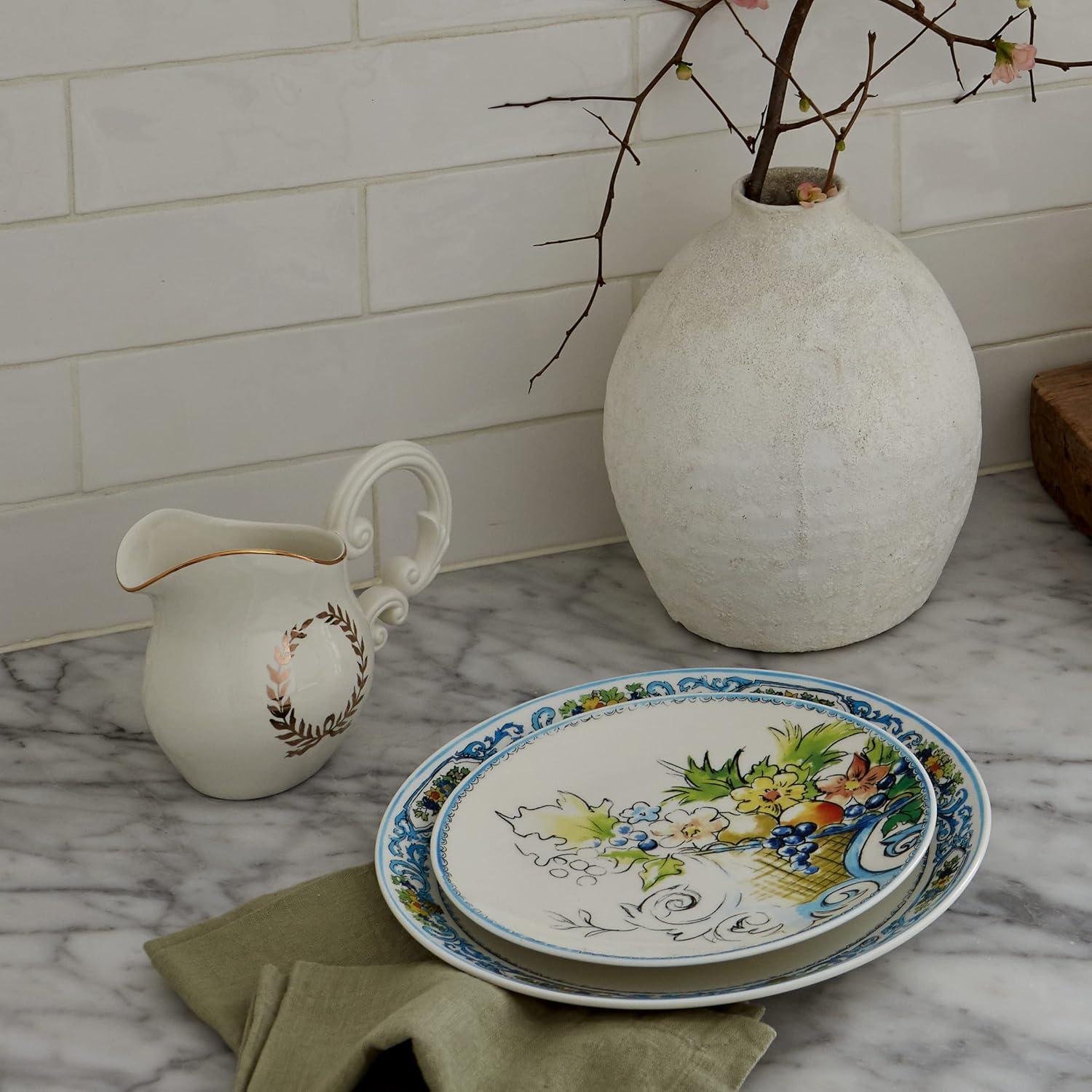 imageLenox 893459 Autumn Studio Dinner Plate Set 596 4PieceSmall Pitcher