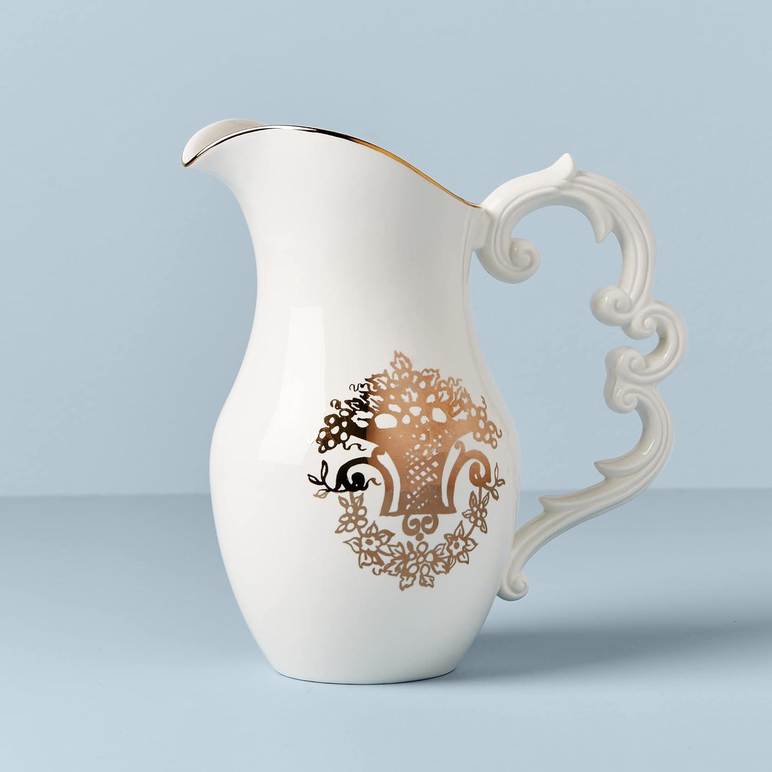 imageLenox 893459 Autumn Studio Dinner Plate Set 596 4PieceTall Pitcher