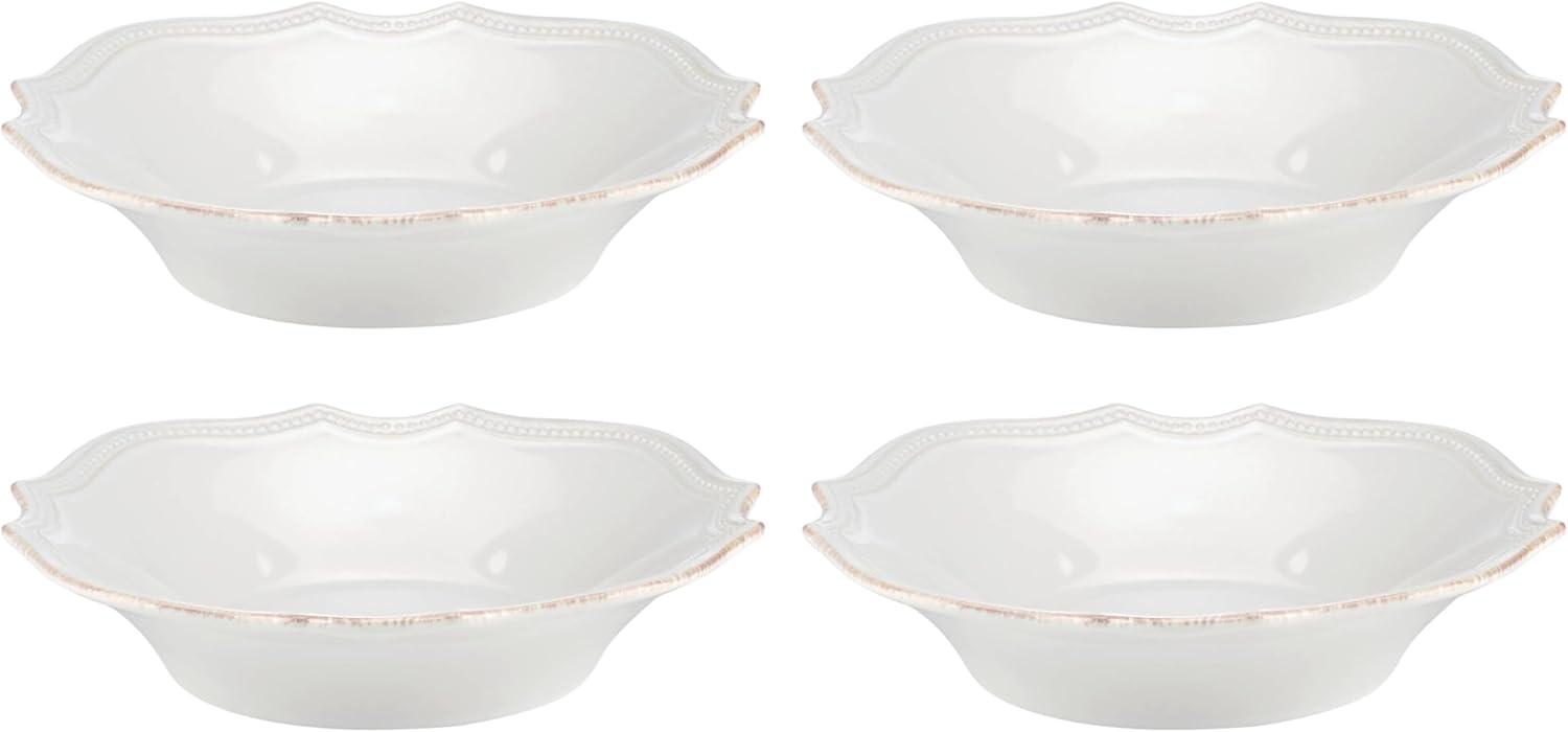 imageLenox 895711 French Perle Bead Dinner Plates Set Of 44 Count