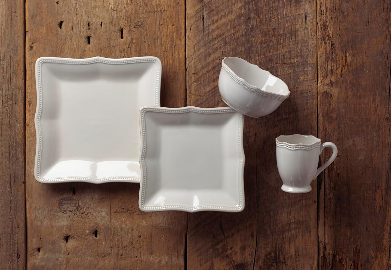 imageLenox 895711 French Perle Bead Dinner Plates Set Of 4690 LB