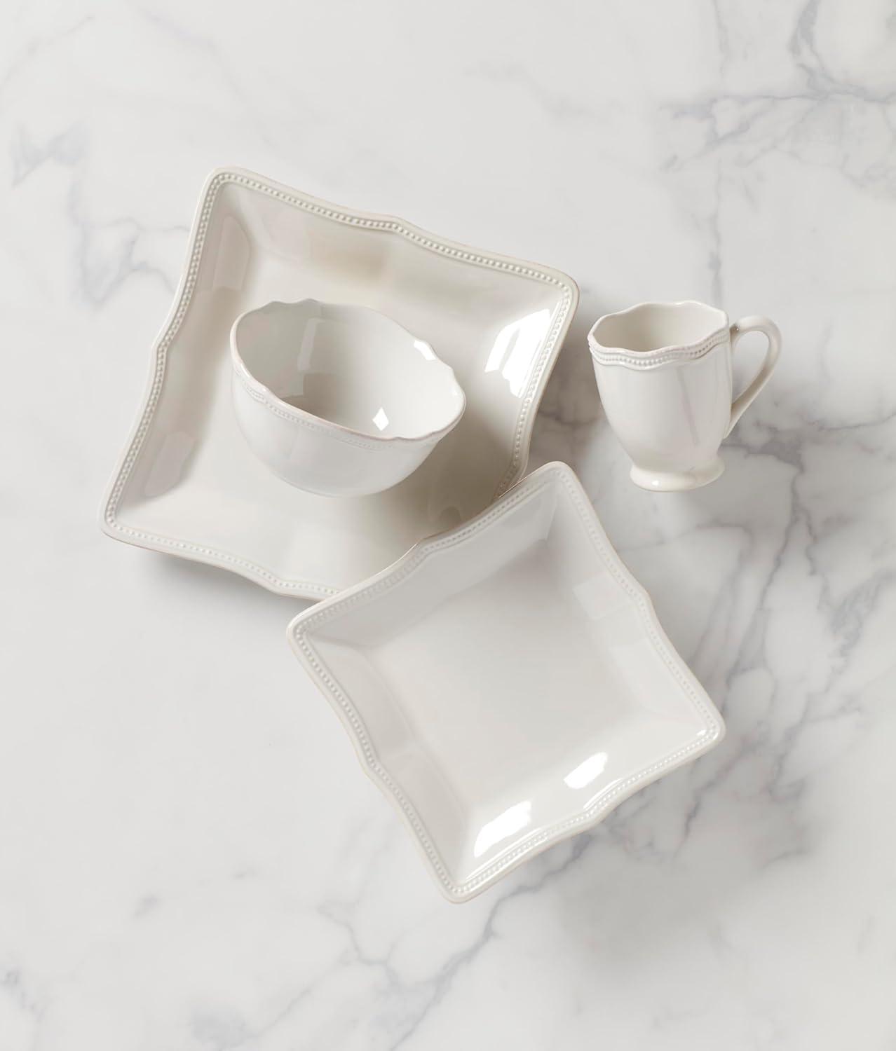 imageLenox 895711 French Perle Bead Dinner Plates Set Of 4690 LB