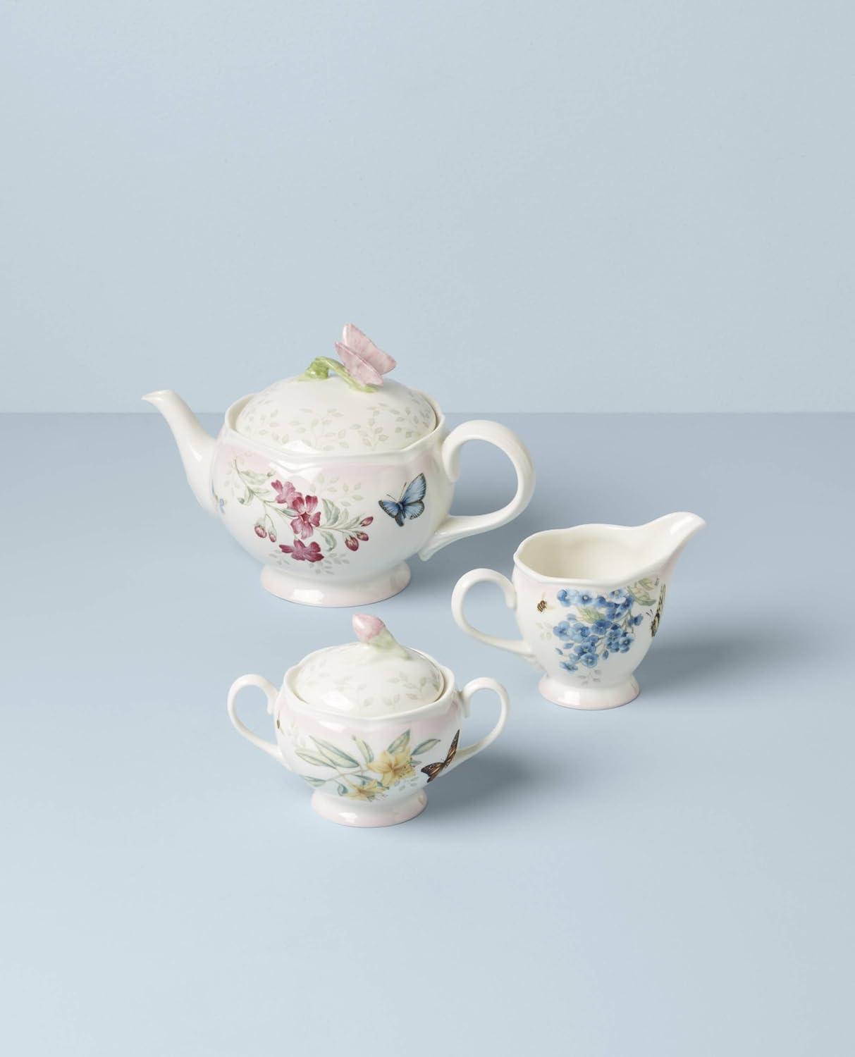 imageLenox 897102 Butterfly Meadow Pink Ombre 5Piece Tea Set5Piece Tea Set