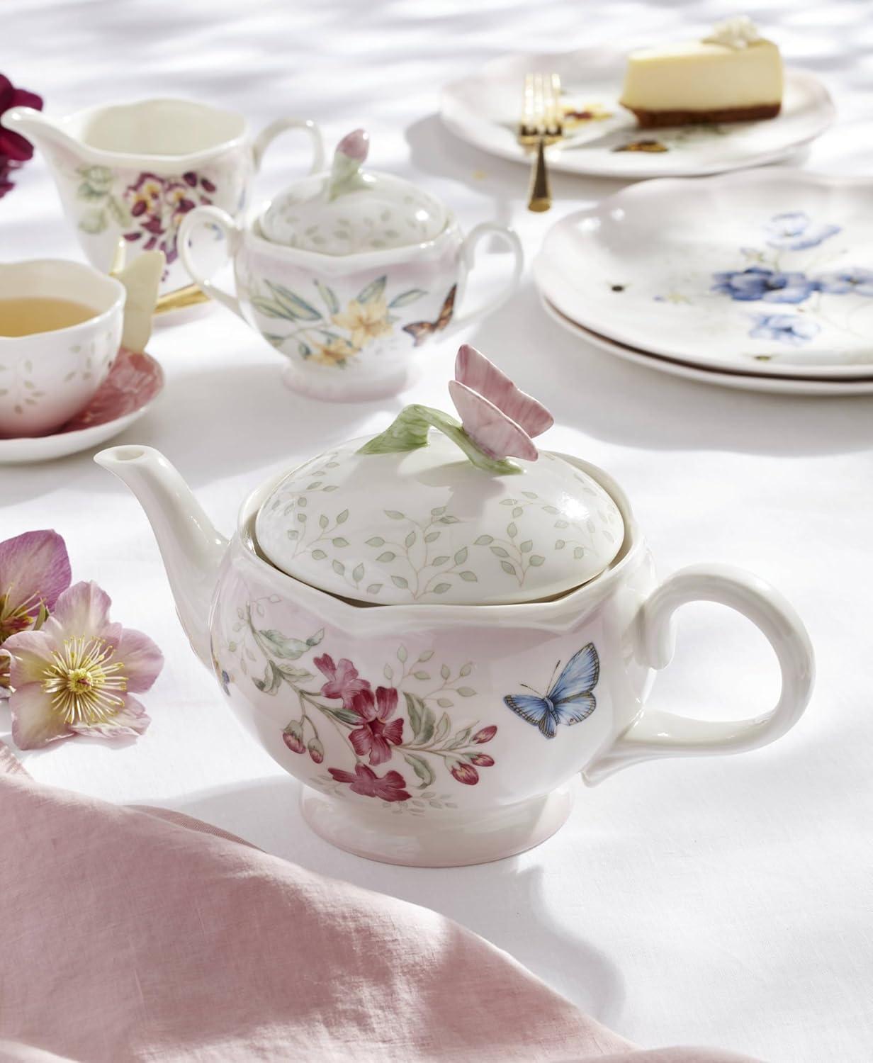 imageLenox 897102 Butterfly Meadow Pink Ombre 5Piece Tea Set5Piece Tea Set