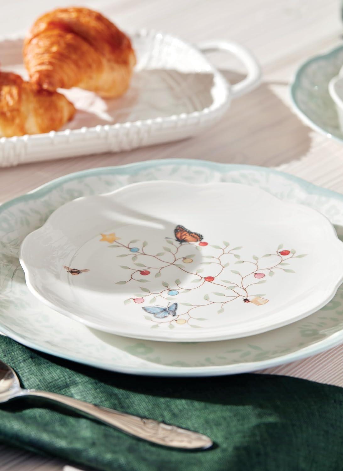 imageLenox BM COTTAGE DW DINNER PLATES S4 SAGE 635