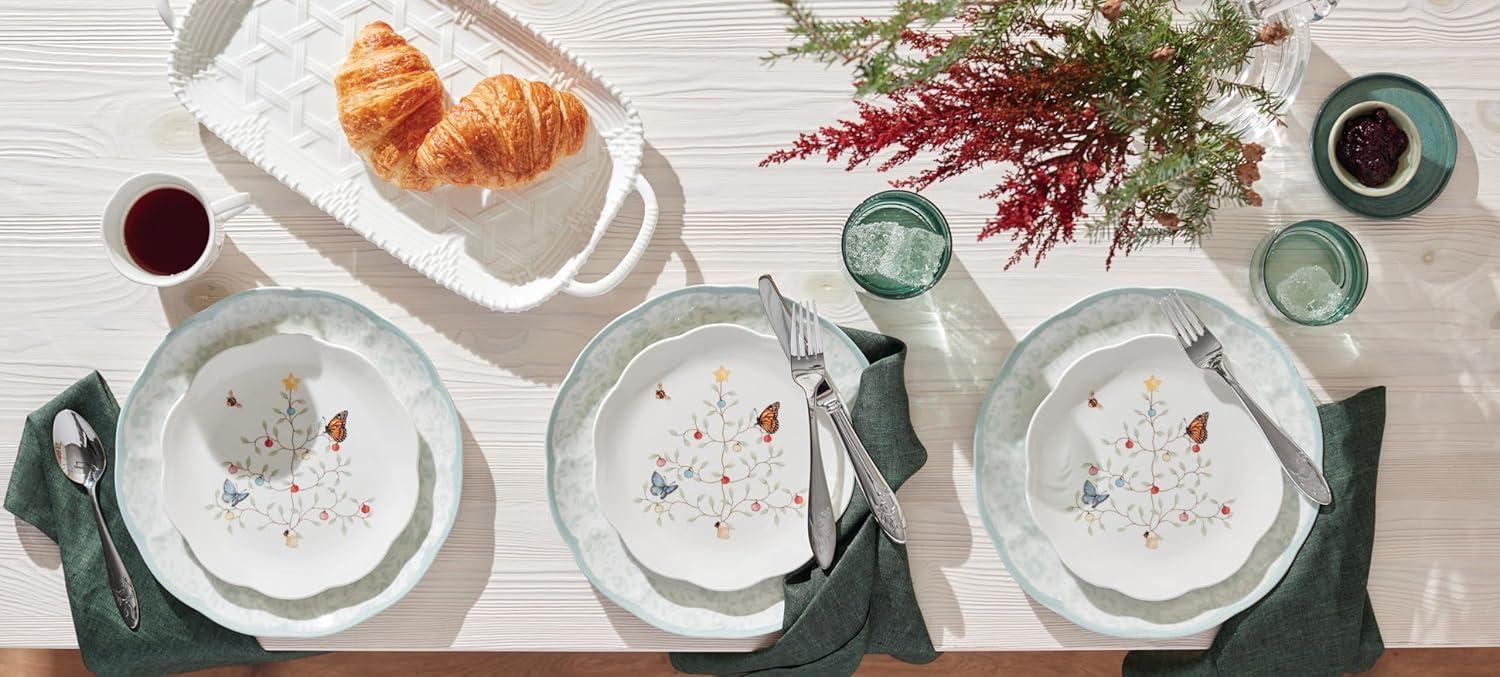 imageLenox BM COTTAGE DW DINNER PLATES S4 SAGE 635