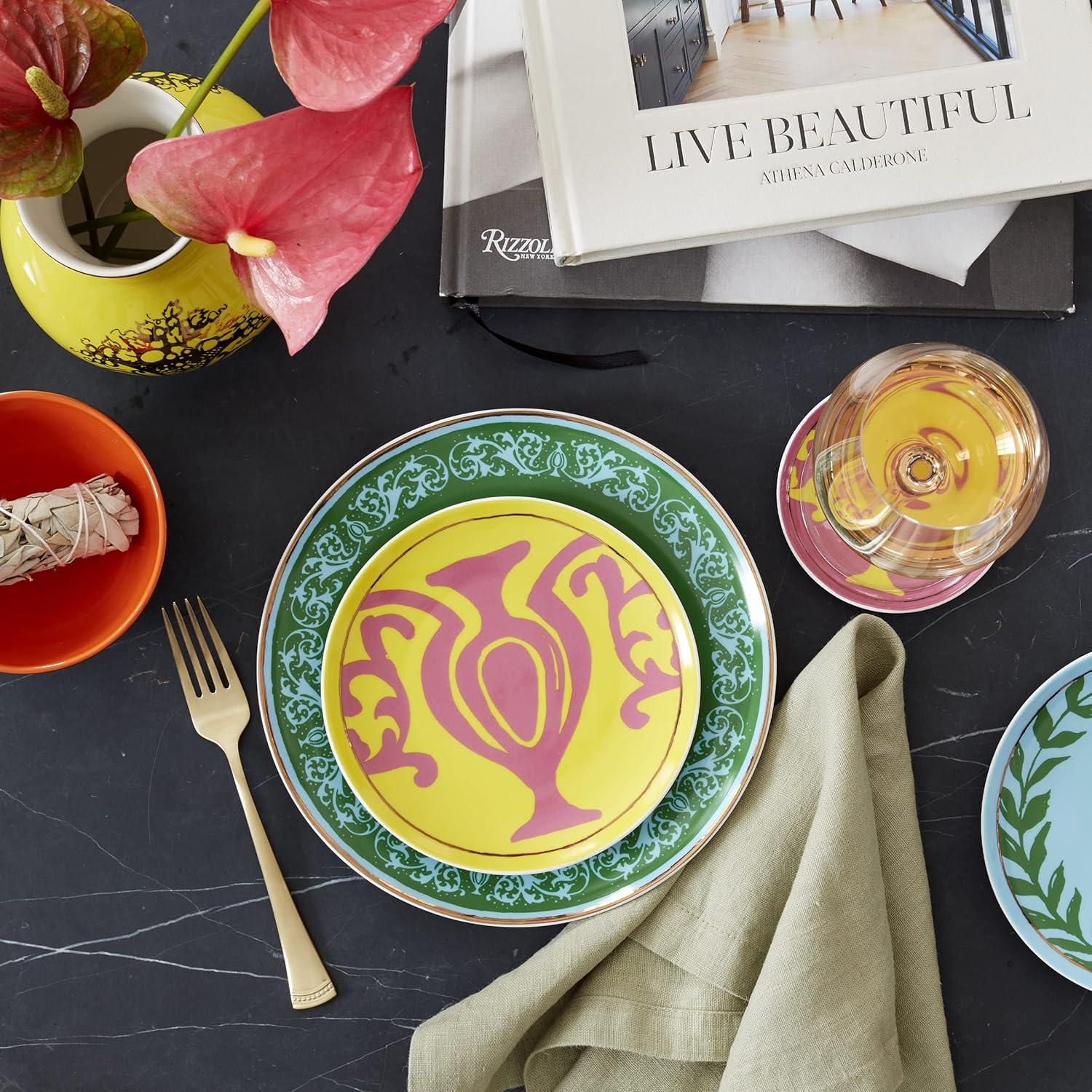 imageLenox Lx Remix 4Piece Tidbit Plate Set 203 White4Piece Accent Plate Set