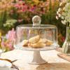 imageLenox 896913 French Perle White Cake Plate with Dome 11quot H x 1025quot D