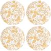 imageLenox Butterfly Meadow Cottage Accent Plates Set of 4 495 LB GoldenrodAccent Plates