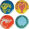 4-Piece Tidbit Plate Set