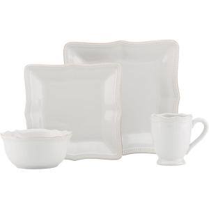 imageLenox 895711 French Perle Bead Dinner Plates Set Of 4690 LB