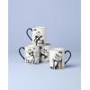 imageLenox Coffee Mugs Nightmare Before Christmas 16 Oz Mugs Set of 4 Porcelain Assorted Halloween Drinkware Set Jack Skellington Dishwasher Safe Microwave Safe Halloween Decor Indoor 16 Oz 4 Piece