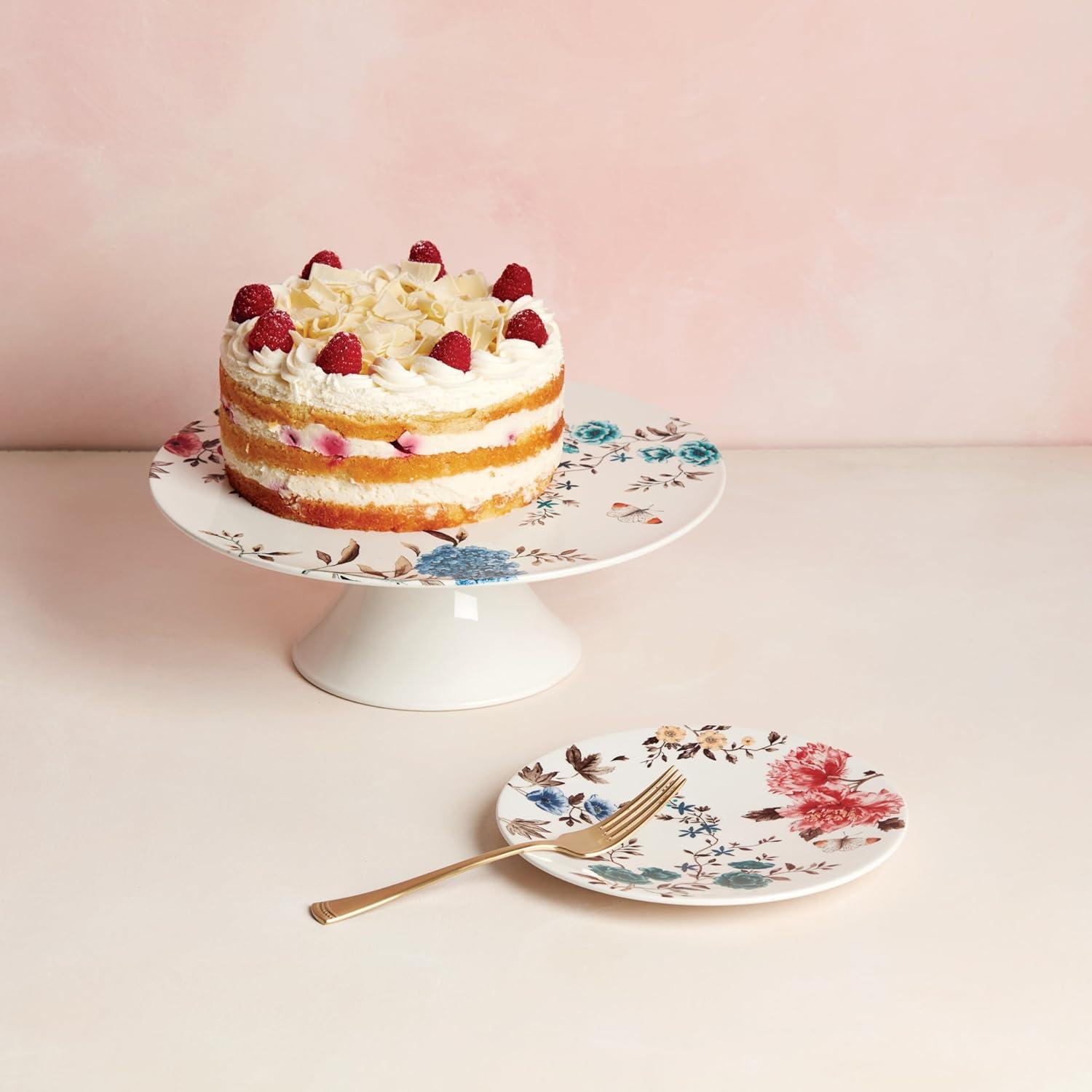 imageLenox Sprig ampamp Vine Cake Plate 320 LB Multi