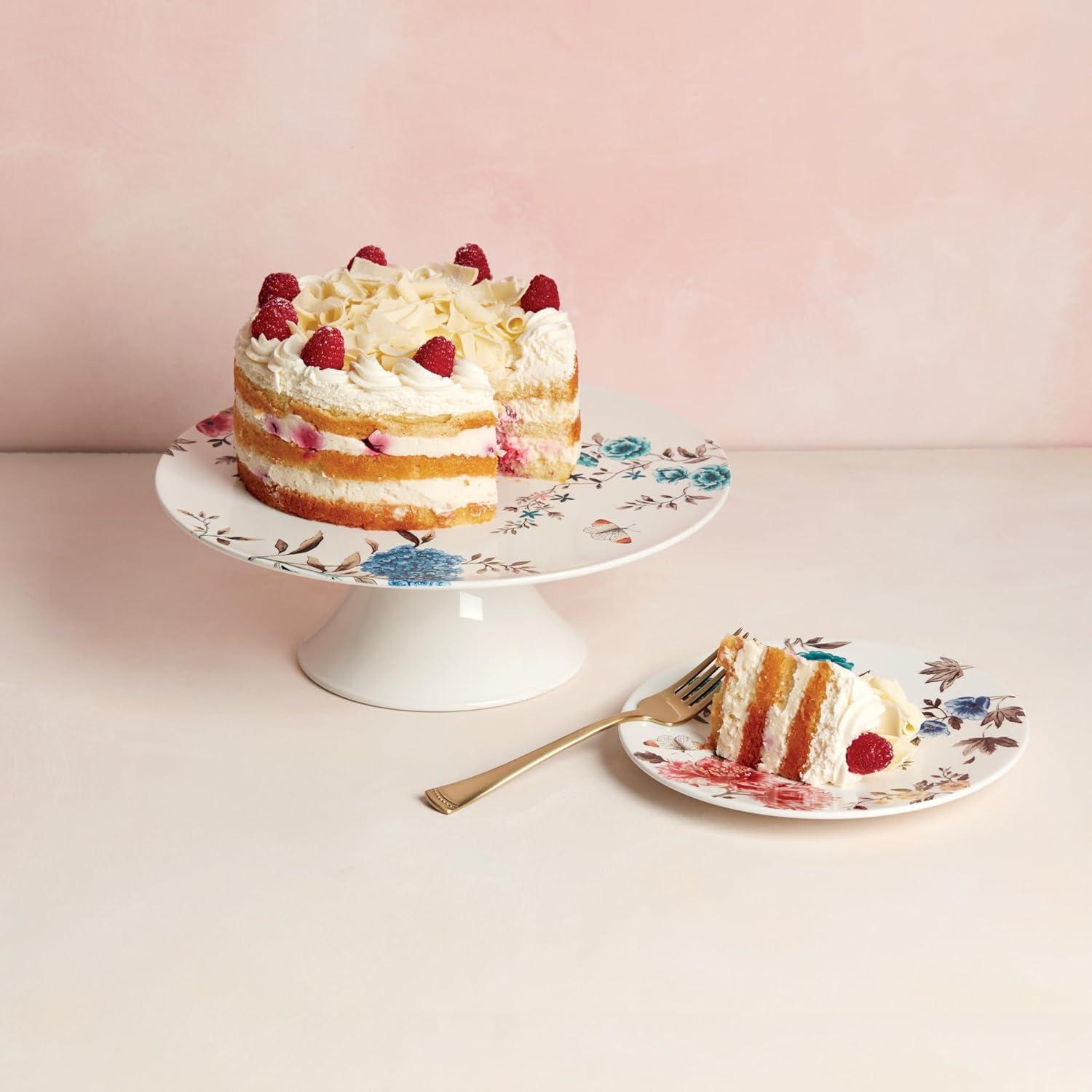 imageLenox Sprig ampamp Vine Cake Plate 320 LB Multi
