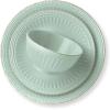 imageLenox 870009 French Perle Groove 12Piece Plate ampamp Bowl Set Blue2305 LB