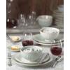 imageLenox 870009 French Perle Groove 12Piece Plate ampamp Bowl Set Blue2305 LB