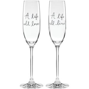 imagekate spade new york Charmed Life 2Piece Toasting Flutes ClearToasting Flutes