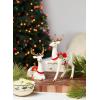 imageLenox 894973 Laying Reindeer Figurine Christmas ampamp Holiday DecorLaying Reindeer