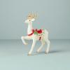 imageLenox 894973 Laying Reindeer Figurine Christmas ampamp Holiday DecorStanding Reindeer