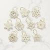 imageLenox 895918 Disney Romantic Moments 10Piece Mini Ornament Set10Piece Ornament Set  Snowflakes