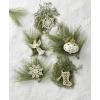imageLenox Ornament 2025 Snow Fantasies Snowflake Ornament Made from Porcelain with A Gold Cord for Hanging Christmas Tree Decoration Winter Tree Decor Beautiful Snowflake Design Cream 1 Piece