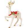 imageLenox 894973 Laying Reindeer Figurine Christmas ampamp Holiday DecorStanding Reindeer