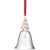 imageLenox 897116 2025 Musical Bell Silverplate Ornament We Wish You a Merry Christmas Christmas Holiday Decorations