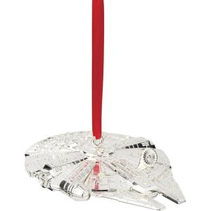imageLenox 897556 Millennium Falcon Metal Ornament Christmas Holiday Decorations