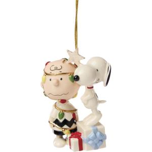 imageLenox Ornaments Snoopy ampamp Woodstock with Candy Cane Ornament Porcelain Material Gold Cord for Tree Decoration Christmas Decorations Christmas Ornaments Snoopy Design Winter Decor 1 PieceYoure a Christmas Tree Charlie Brown Ornament
