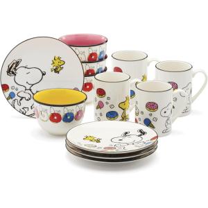 imageLenox 897688 Chef Snoopy Small Prep Board12Piece Dessert Set