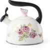 imageLenox 897910 Butterfly Meadow Candlestick Holders Set of 2Tea Kettle  Blue Floral