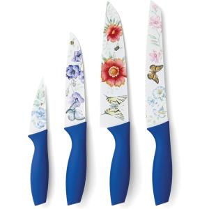 imageLenox 897910 Butterfly Meadow Candlestick Holders Set of 24Piece Knife Set