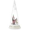 imageLenox 896633 Lit Christmas Cone with Farmhouse Scene Holiday DecorCasual
