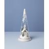 imageLenox 896633 Lit Christmas Cone with Farmhouse Scene Holiday DecorChurch