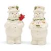 imageLenox 896361 Happy Holly Days Snowmen Salt ampamp Pepper Set 2Piece Ivory Christmas ampamp Holiday Hosting