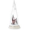 imageLenox 896633 Lit Christmas Cone with Farmhouse Scene Holiday DecorCasual