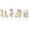 imageLenox 897220 WhoVille Accessories 4Piece Figurine Set Christmas ampamp Holiday Decor4Piece Set