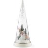 imageLenox Figurine Merry ampamp Magical LightUp Snowman Figurine Porcelain Encased in Glass Christmas Decorations Christmas Decor Indoor Desk Decor 1Piece 115Inch Height 3 AA Batteries Not Included