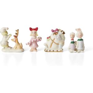 imageLenox 897220 WhoVille Accessories 4Piece Figurine Set Christmas ampamp Holiday Decor4Piece Set
