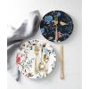 imageLenox 899224 Portola Mirror 20Piece Flatware Set Service For 420Piece Flatware Set  Gold