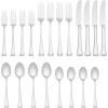 imageLenox 899224 Portola Mirror 20Piece Flatware Set Service For 4Casual