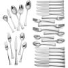 imageLenox 899224 Portola Mirror 20Piece Flatware Set Service For 465Piece Flatware Set