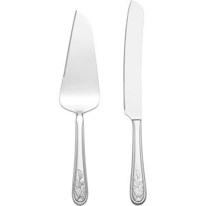 imageLenox 897915 Holiday 2Piece Dessert Set Christmas Serveware Serving Utensils