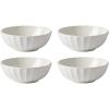 imageLenox 894194 French Perle Berry AllPurpose Bowls Set of 4 White Christmas Drinkware Holiday Hosting