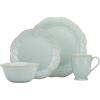imageLenox 895723 French Perle Ice Blue Pasta Bowls Set Of 44Piece Place Setting