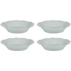 imageLenox 895723 French Perle Ice Blue Pasta Bowls Set Of 4Pasta Bowls  Set of 4