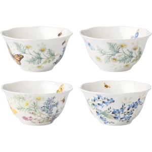 imageLenox 897911 Butterfly Meadow Herbs Mugs Set Of 4Rice Bowls