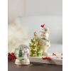 imageLenox 896363 Happy Holly Days Treat Bowl Ivory Christmas ampamp Holiday HostingSnow Globe