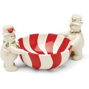 imageLenox 896363 Happy Holly Days Treat Bowl Ivory Christmas ampamp Holiday HostingTreat Bowl